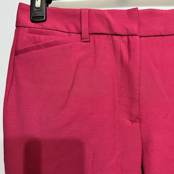 NEW Comfort Stretch Skinny Ankle Pant in Rich Raspberry Sz 4 WHBM - Picture 5 of 11